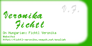 veronika fichtl business card